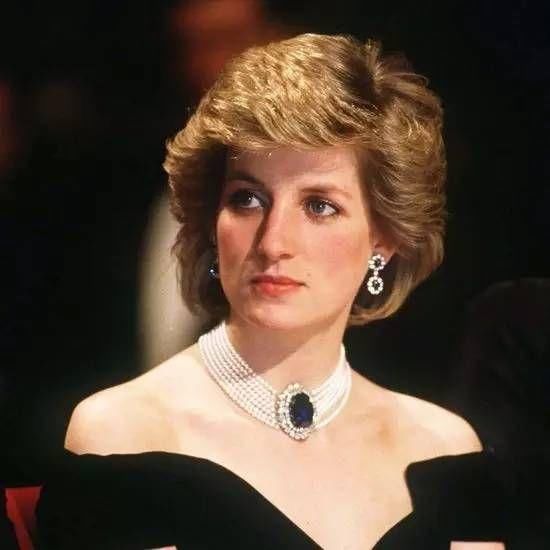 胸针迷戴胸针的戴安娜