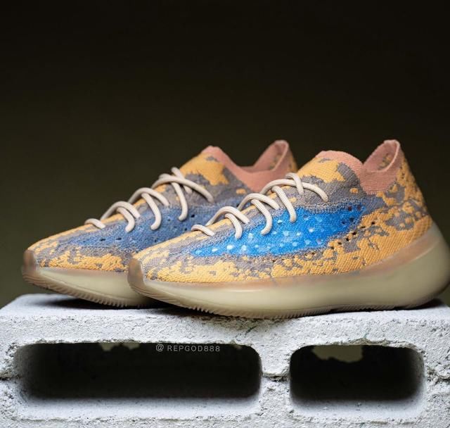  [发售]全新满天星 Yeezy 380 上脚照来了！颜值一言难尽...