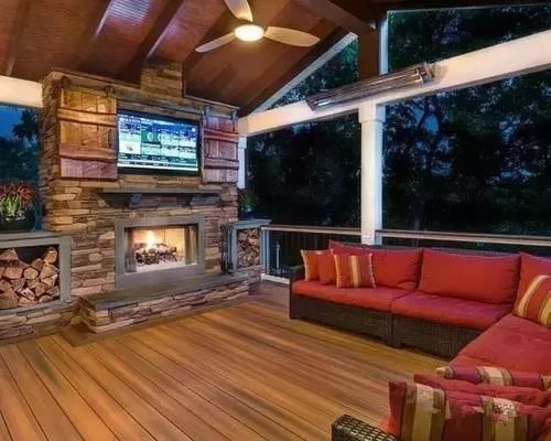 露台装成这样，一看就是个土豪，这样的露台谁不想要一个呢？