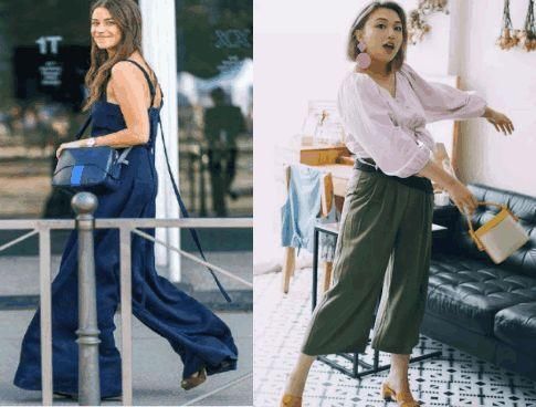 秋天“阔腿裤”最好不要这样穿，尤其是第1种，廉价感十足!