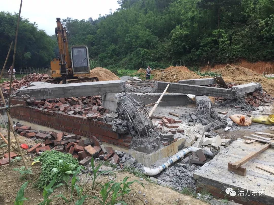 信宜：占用农田做屋？又系白做！拆除面积300多平方米！