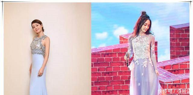 看了马伊琍的礼服裙，再看看姚笛，真的想对文章说一句好福气！