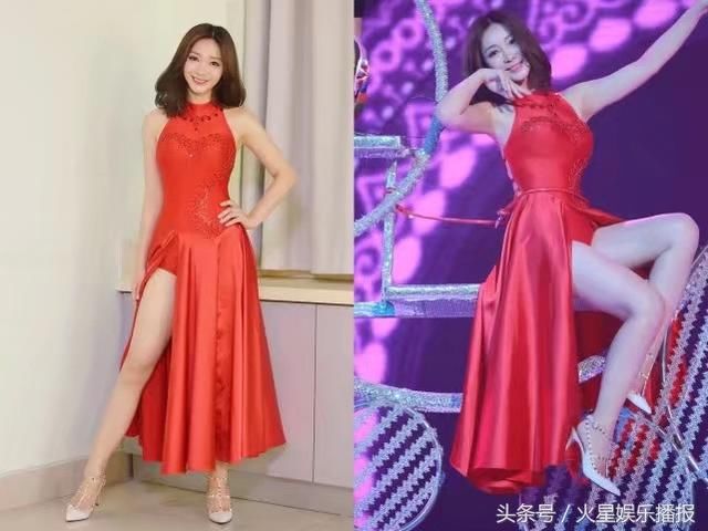 柳岩驾驭百变吊带装 唯独这一件最显女人味