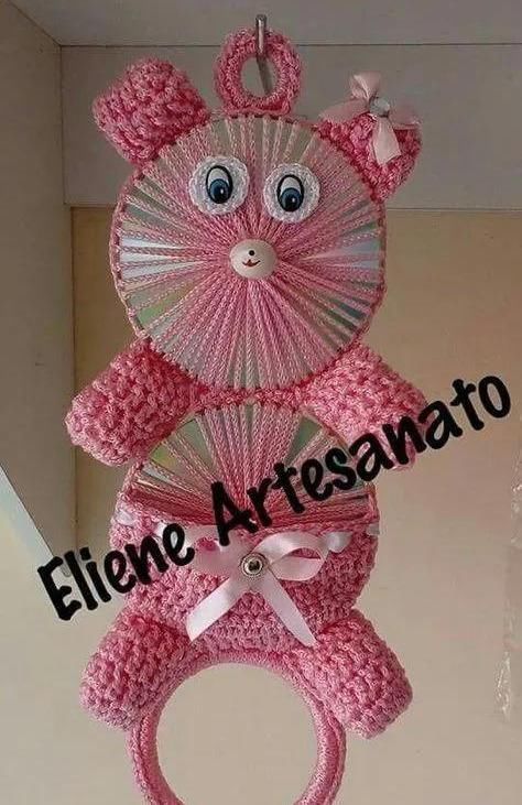  [手工]旧光盘和毛线钩针结合！DIY手工变废为宝，光盘旧物改造教程合集