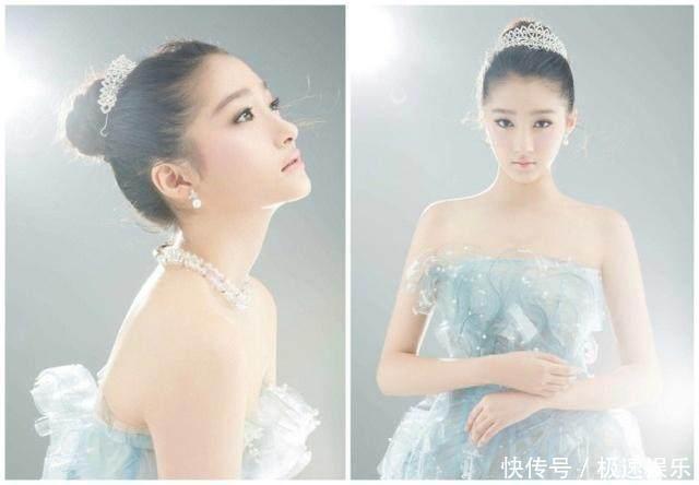 迪丽热巴与关晓彤同戴皇冠，相差5岁，这差别也太大了吧！