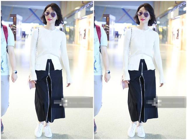 41岁陈数上衣下裤同开叉，时髦个性又减龄，网友：气场不输俞飞鸿