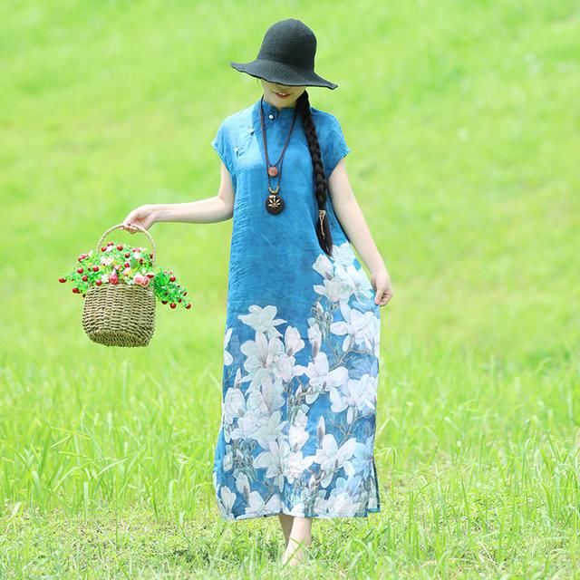 这裙子虽然不贵，但却很好看，女人穿上后展现魔鬼身材