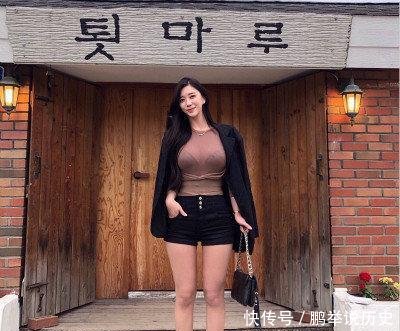 打造@身高腿长的欧尼靠撸铁,打造不科学的身材,南韩九头身女神