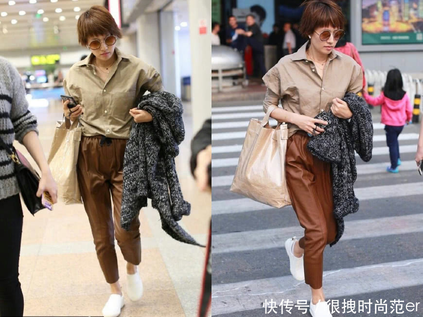 同是工装风搭配，唐嫣大气又惊艳，谭松韵清新，李沁却个性十足