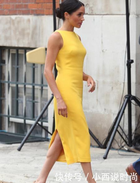 看英王室王妃们穿黄色套装,凯特优雅,梅根壮硕,戴安娜有气质!!