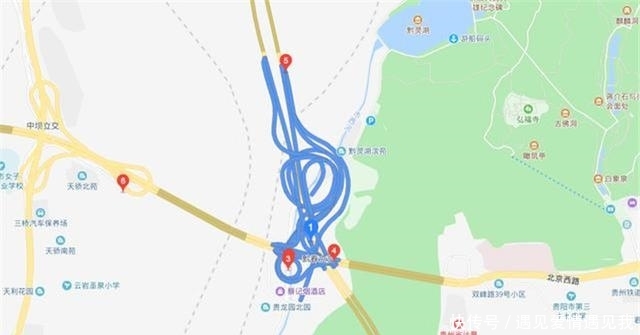 贵州最复杂的立交，比重庆还恐怖，习惯于8D的重庆人都会被绕晕