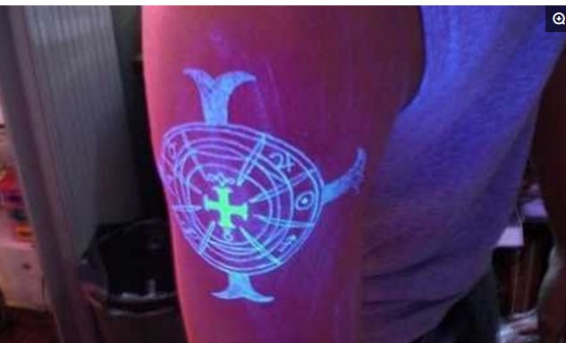 时尚特别的“隐形纹身”，你见过吗?