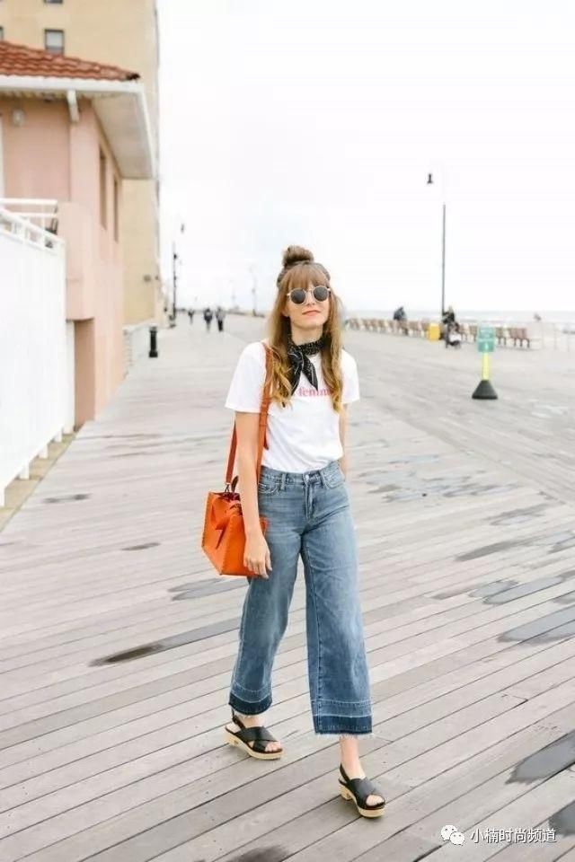不想穿出大妈味，宽裤的四种穿搭关键一篇教你