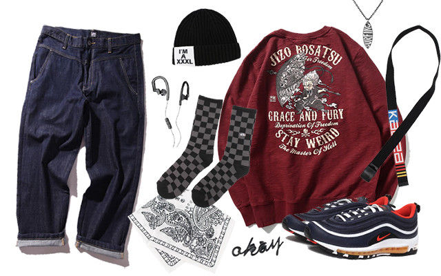 秋冬别再黑白灰，来点红蓝搭配吧!