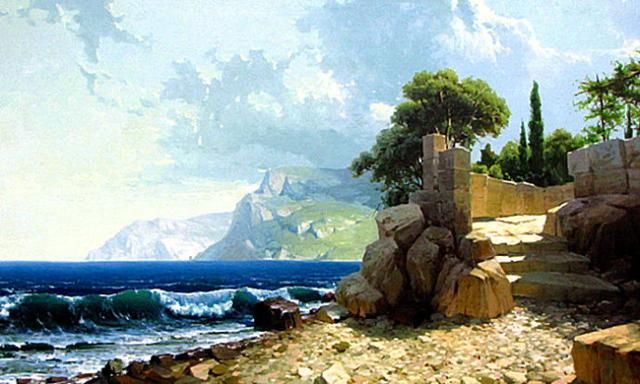 【醉在画中】俄罗斯画家米哈伊尔.费多罗夫风景油画