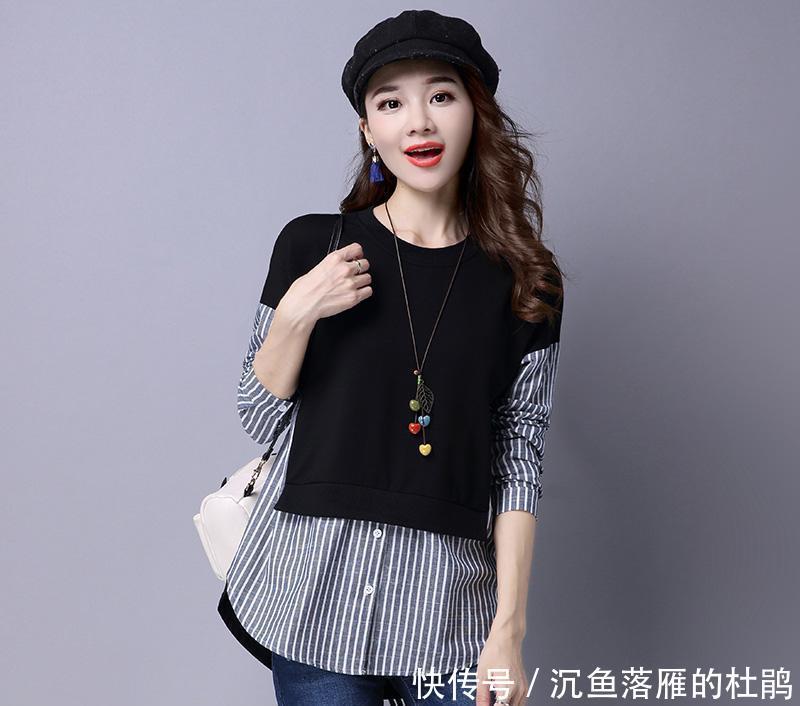 「面料」今春最流行紧身裤还是丢了吧!打春穿这”假两件“,怎么穿都美
