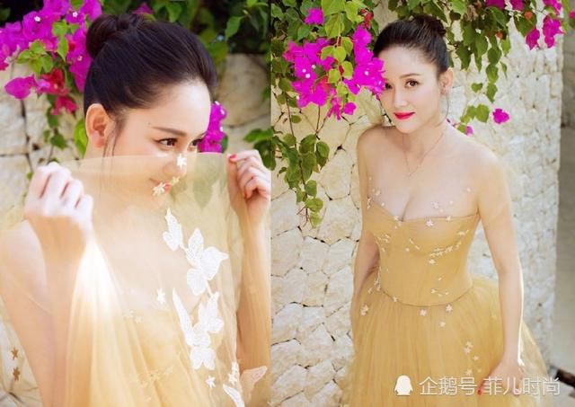 陈乔恩穿抹胸裙太惊艳,这身材简直在拉仇恨,怎么就没嫁出去呢?