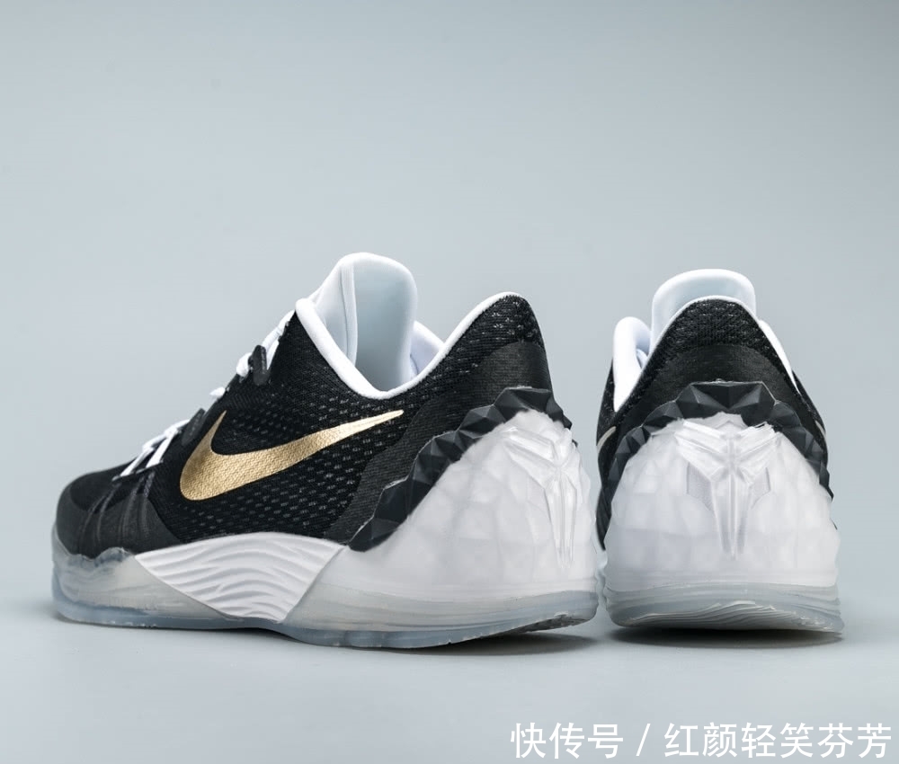 『水晶』科比毒液5 黑金水晶底篮球鞋!