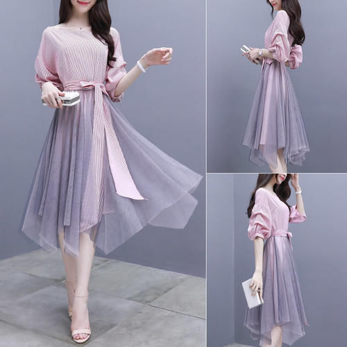 现在小姑娘真敢穿,逛街只穿个隐形“一字裙”,满满都是回头率