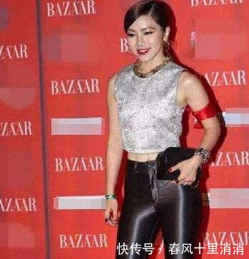 1米64的鲁豫把皮裤穿出了2米既视感, 而她们却毁于皮裤