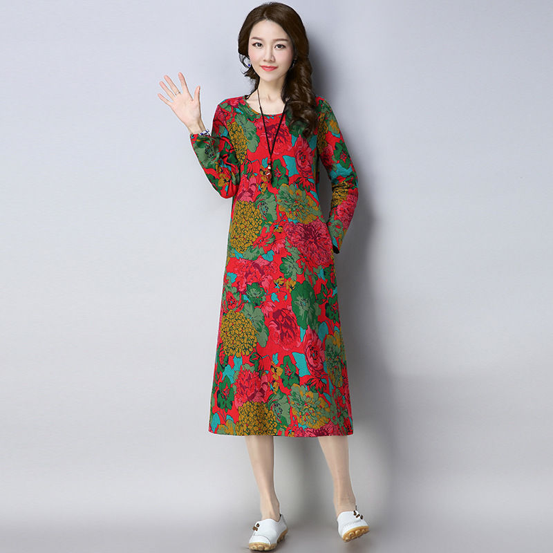 入秋早晚冷,短袖就别穿了!瞧这“秋装裙”,洋气显瘦人人夸