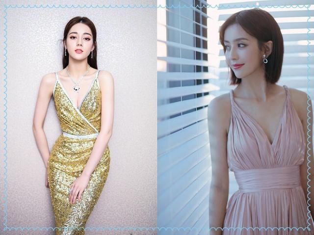 当迪丽热巴和佟丽娅同穿吊带裙,网友:干瘦和苗条的差距一目了然