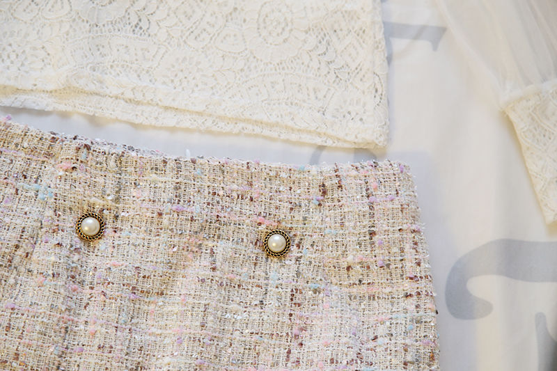 小个子短腿女生，清新娇俏小香风套装，视觉挑高足有10公分