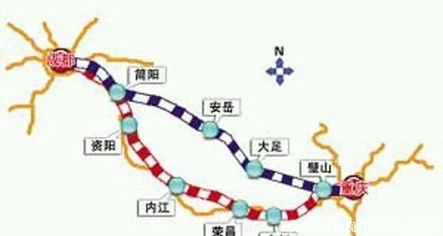 「成都东进」成渝高铁中线·过境简阳、乐至、安岳