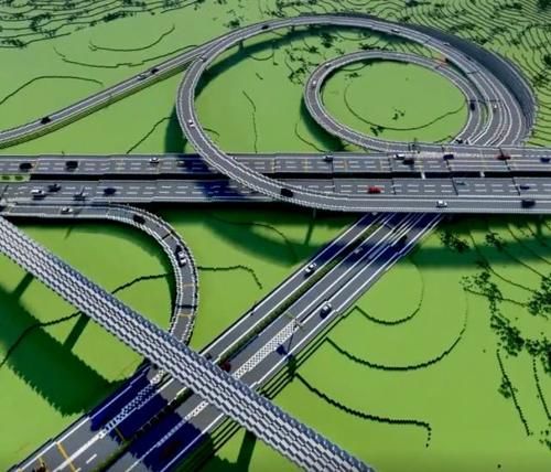  光影：我的世界：MC中也能航拍？这十组中国光影建筑，堪称史诗