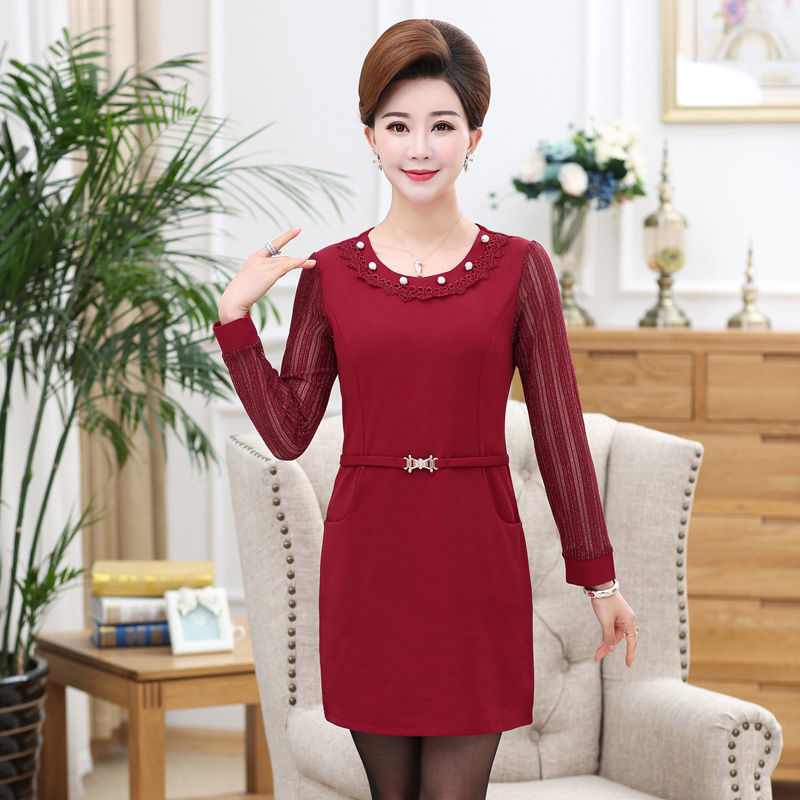 奔四奔五中年人别乱穿裙,看这几款洋气妈妈裙,减龄又遮肚