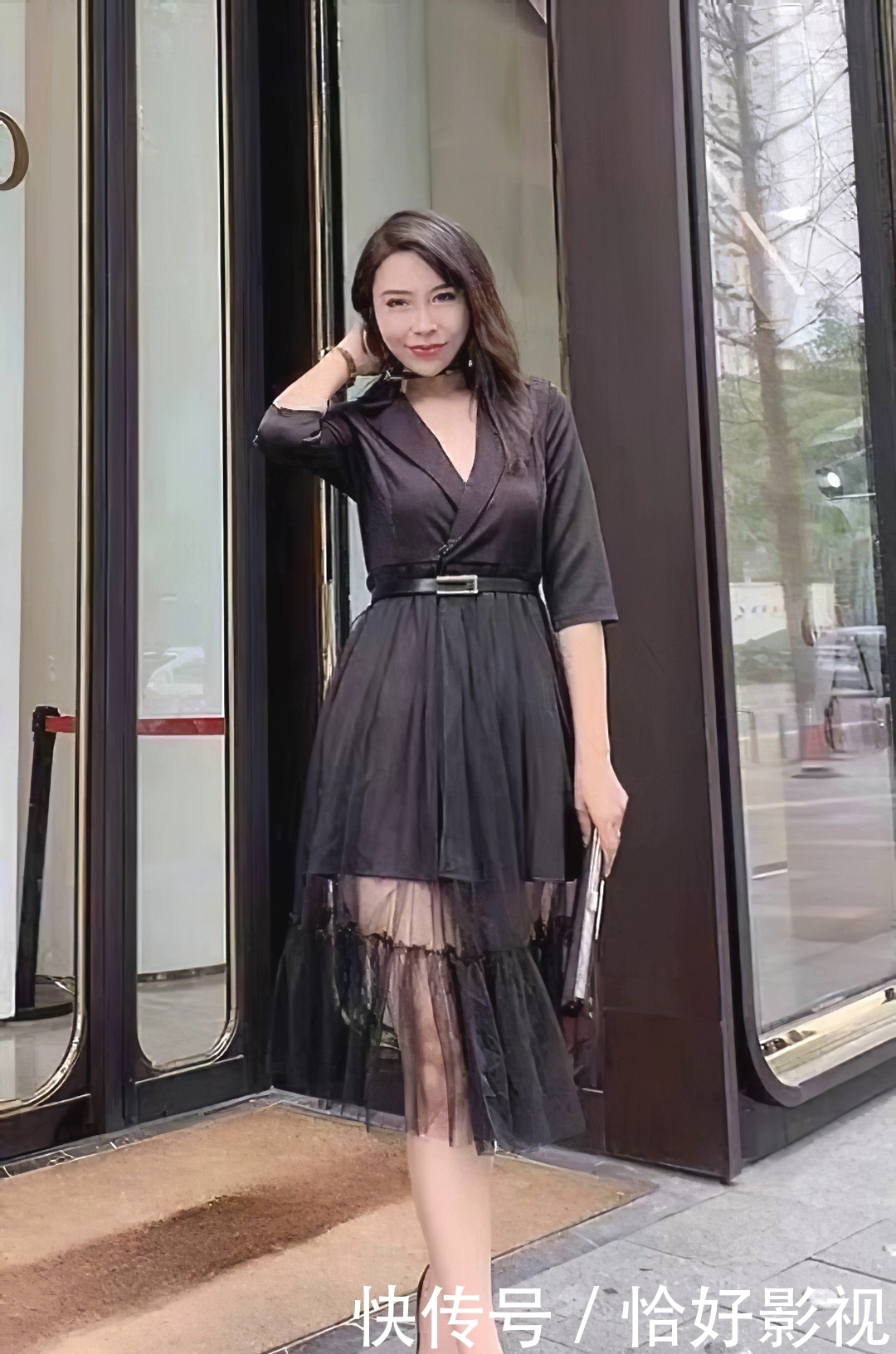 【 美女】显高又显瘦,尽显好身材,街拍:美女连衣裙穿搭合集