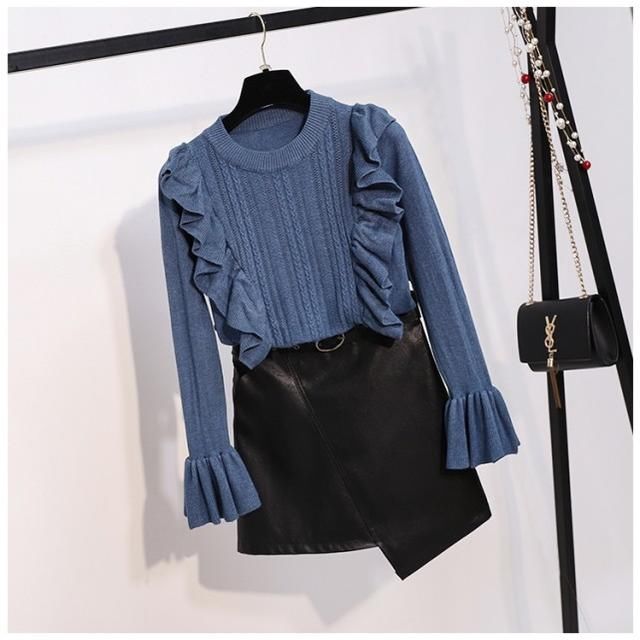 霜降了,裙子可以收起来了,看看这12款晚风套装,洋气又美嫩