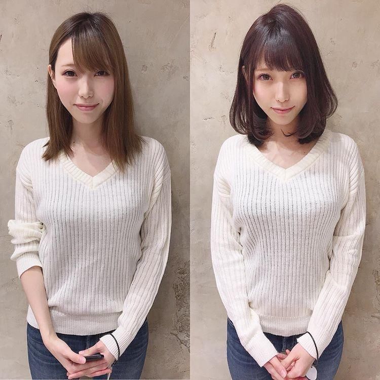 发型一对比，就看到，改变发型原来这么重要