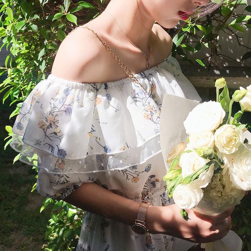 我的天!媳妇也太会打扮了,穿这样的连衣裙,女人味爆棚