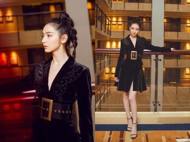 代斯厉害了！穿轻透视蕾丝裙秀身材，侧身瞬间仿佛看到了迪丽热巴