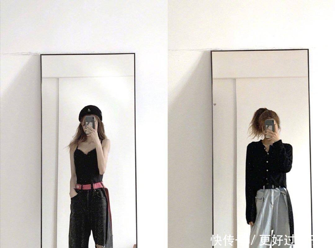  [带有一丝]小个子女生的穿搭参考，8套又酷又飒的春季搭配，不仅显瘦还显腿长
