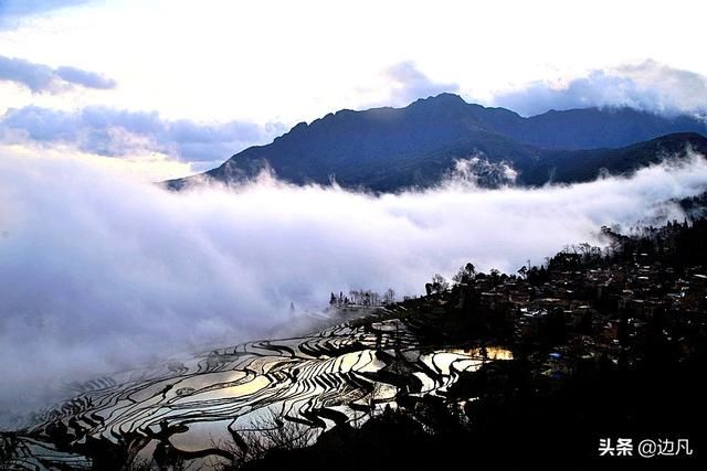 《云南风光》多依树梯田，壮美秀丽，如梦如幻的人间仙境！