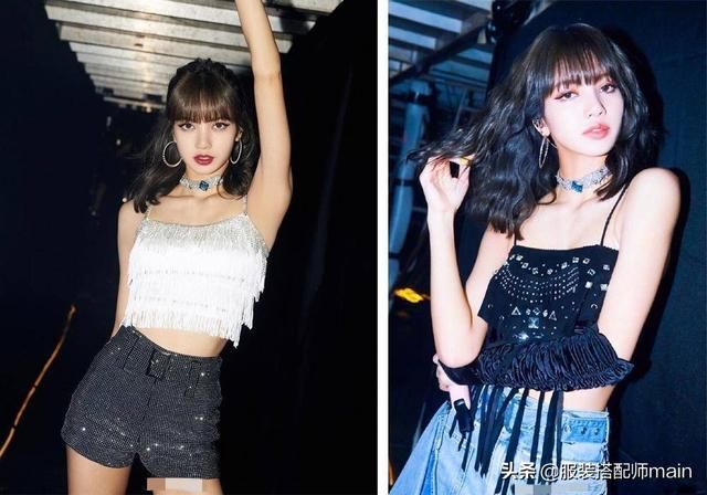  『小吊带』Lisa把吊带背心穿火了！这么搭时髦显瘦又高级，美得毫不费力
