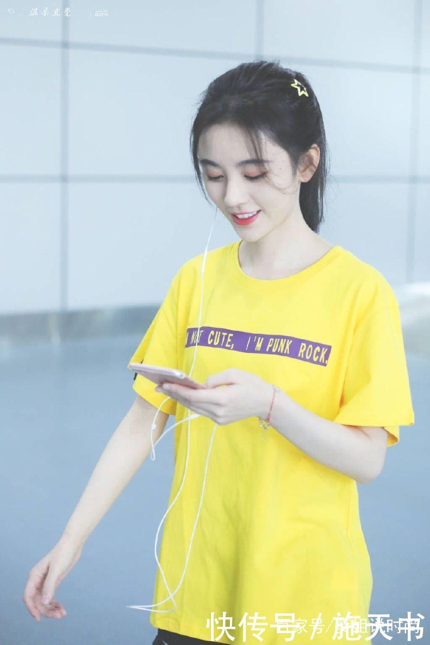 沈月鞠婧祎同穿小黄衣, 我终于明白国民少女和四千年美女的区别了