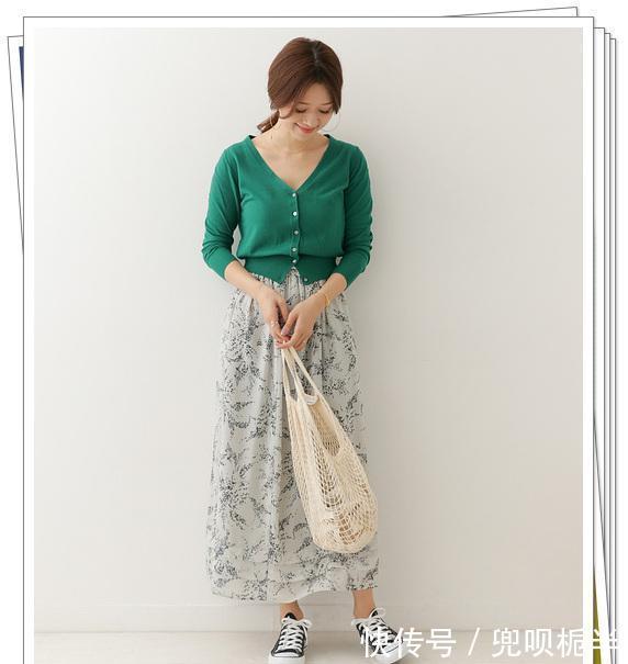 『感觉』开衫的春季日系穿搭,能防晒能保暖,既百搭又好看