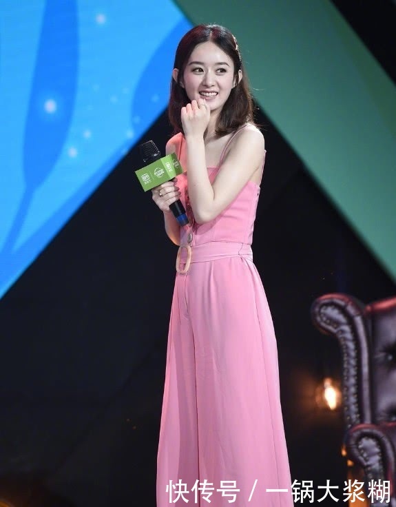 赵丽颖不过是穿对了一条裤子,身高马上被拉长了5倍多,真会玩!