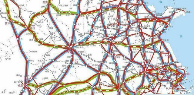  「高速铁路」中国高铁线路八纵八横规划图一览，看看哪些高铁经