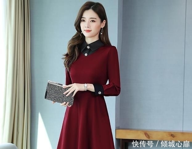 #衣裙#若穿羽绒服的话,不如搭配这几条毛衣裙,美出惊艳身姿