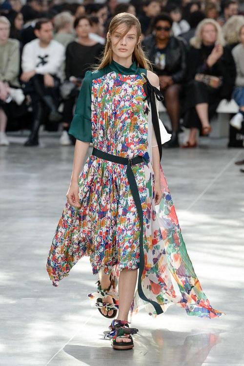 2019春夏时装周上这个小众的牌子 Sacai简直美的不像话