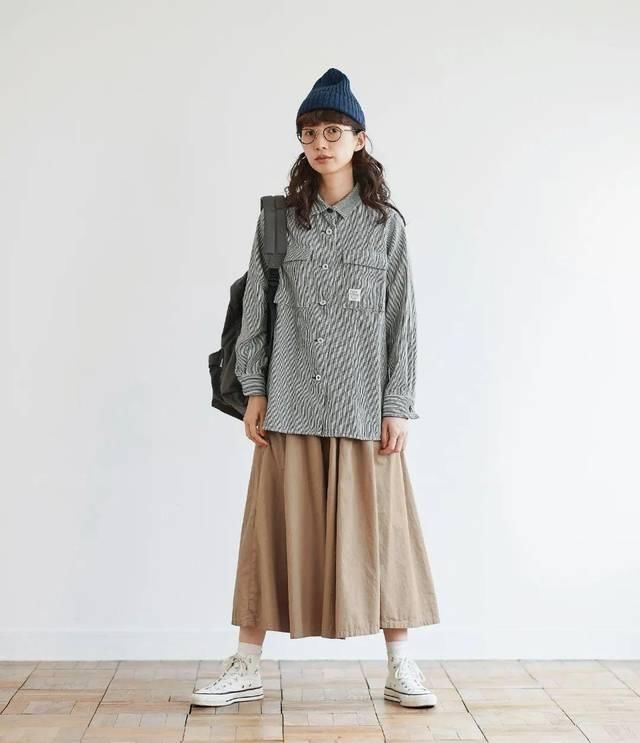  #卡其色#潮搭汇丨慢生活の森林系 20days清新自然风穿搭