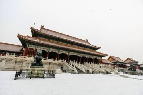 雪景故宫带着历史感的美