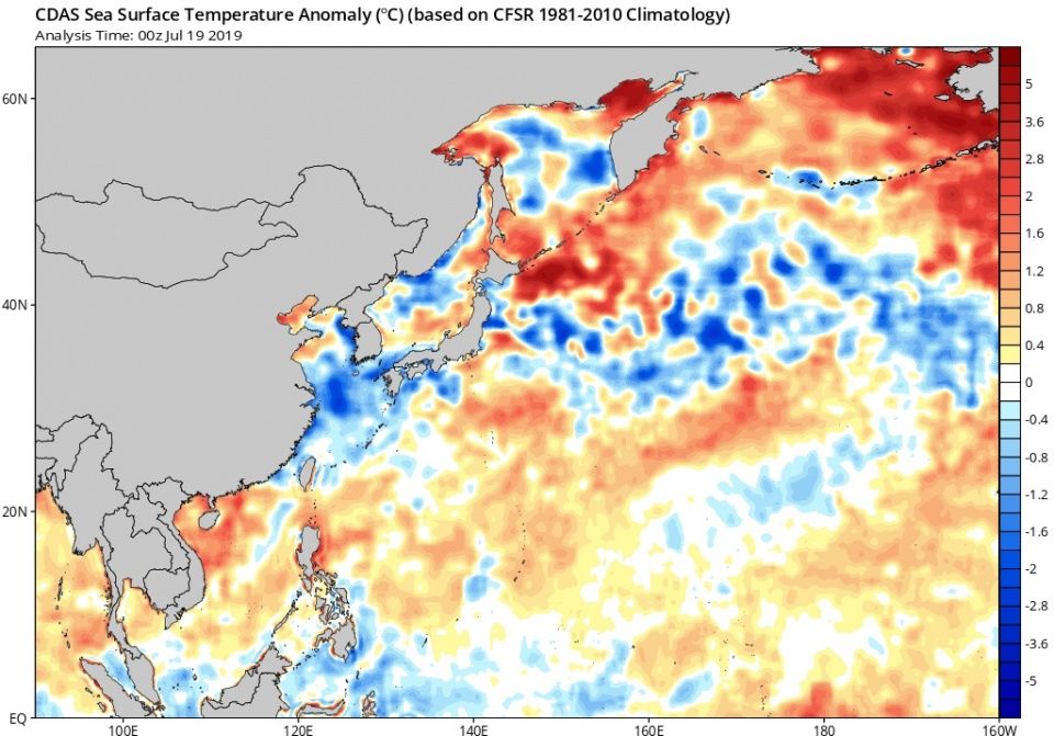 40高温将来!7月第3个台风或在酝酿，未来10天可能有2个气旋生成