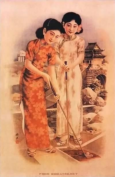 民国广告，美女诱惑!