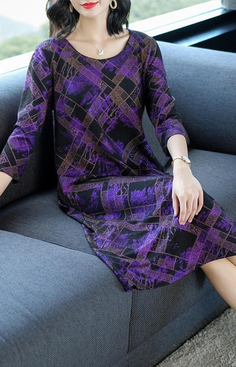 胖女士别再说买不到合适的衣服,新上市的大码连衣裙,显瘦又减龄