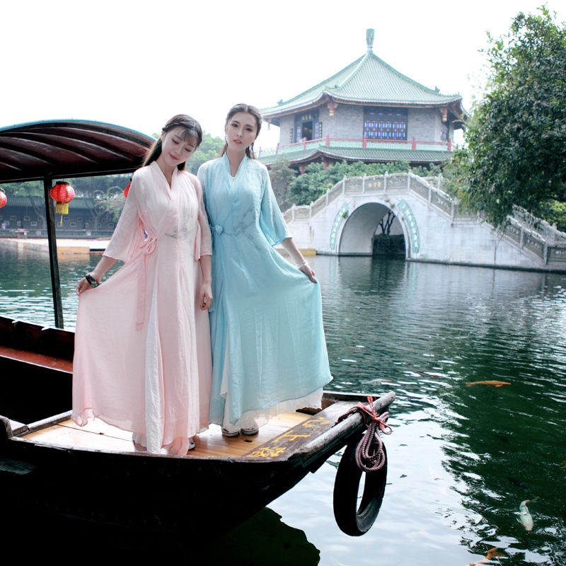 改良复古“汉服”，中国风连衣裙竟然这多漂亮，美得文艺优雅